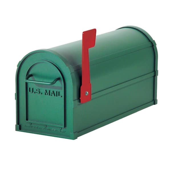 Salsbury Industries 4800 Series Post-Mount Heavy-Duty Rural Mailbox