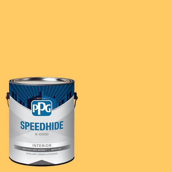 SPEEDHIDE 1 gal. PPG1205-6 Honey Pot Satin Interior Paint