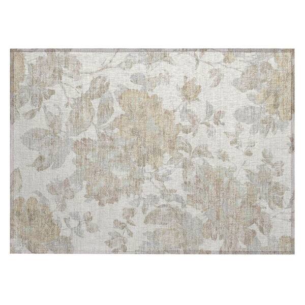 Chantille Machine Washable Indoor/Outdoor Abstract ACN3063 Ivory 3 ft. x 4 ft. Area Rug