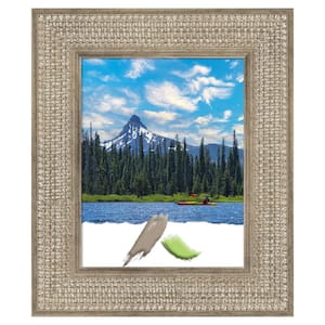 Trellis Silver Wood Picture Frame Opening Size 11x14 in.