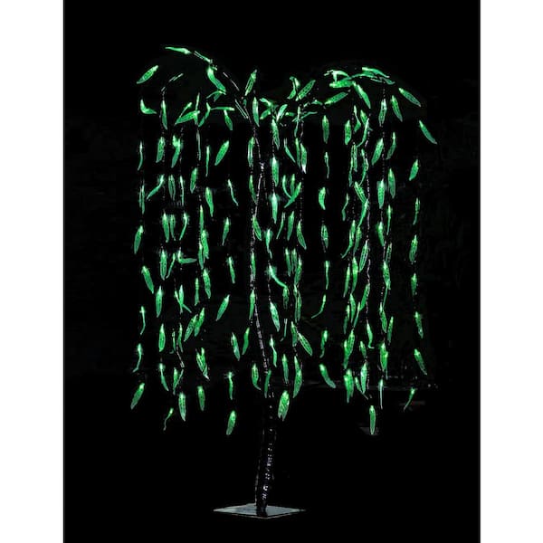 Lightshare 5.5 ft. Pre-Lit Willow Tree with 200 Warm White LED Lights