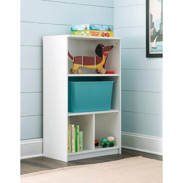 KidSpace 24 in. W x 41 in. H White 2-Cube 2-Shelf Storage Organizer