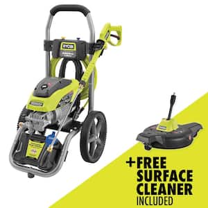 2500 PSI 1.2 GPM Cold Water Electric Pressure Washer and 12 in. Surface Cleaner with Caster Wheels