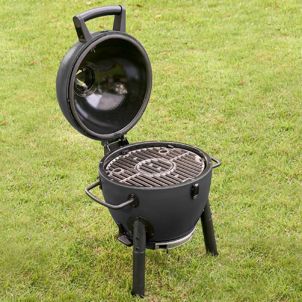 Akorn Kamado Jr. Charcoal Grill in Gray