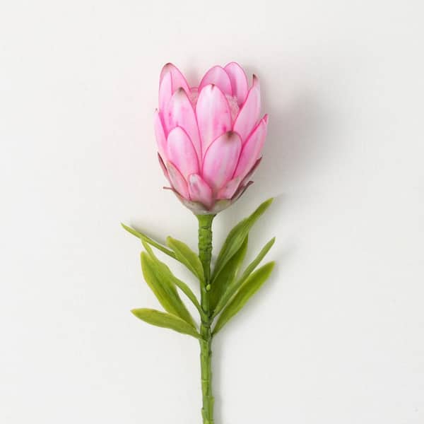 28 in. Artificial Magenta Pink Lisianthus Flower Stem
