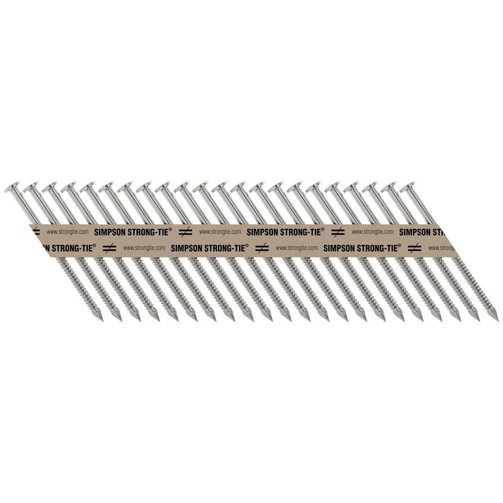 2-1/2 in. x 10-Gauge 33° Stainless Steel Strong-Drive SCNR Connector Nails (1000-Pack) price history on PriceWatchPro
