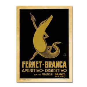 14 in. x 19 in. Fernet Branca by Vintage Apple Collection Floater Frame Home Wall Art