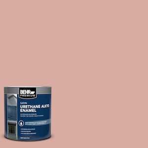 1 qt. #T17-06 Everything's Rosy Satin Enamel Urethane Alkyd Interior/Exterior Paint