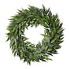 Pure Garden 22 in. Artificial Ficus Microphylla Leaf Wreath HW1500239 ...