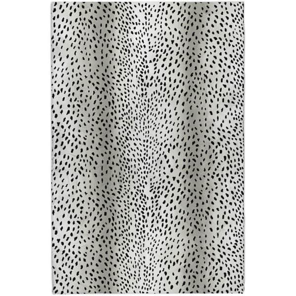 Dream Shag Premium Machine Washable Abstract ADS44 Pearl 3 ft. x 5 ft. Area Rug