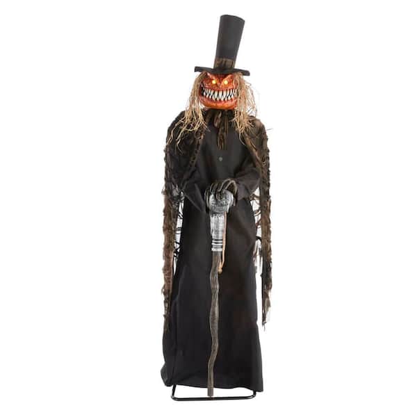 7 ft. Gruesome Grounds Animated LED Guardian of the Gourds H16