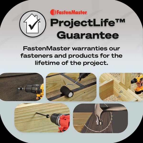 FastenMaster 10 in. HeadLOK Structural Wood Screws Flat Head Wood
