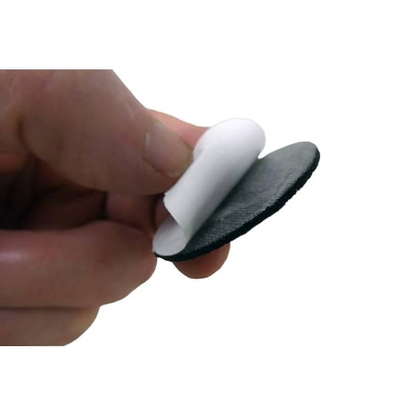 84 self-adhesive Anto-Slip pads, Ø 0.47'', black, round