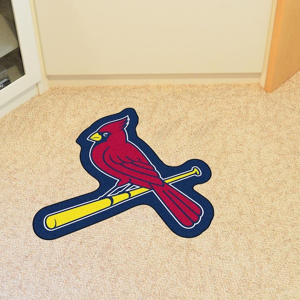 St. Louis Cardinals Red 2.5 ft. x 2.5 ft. Mascot Area Rug
