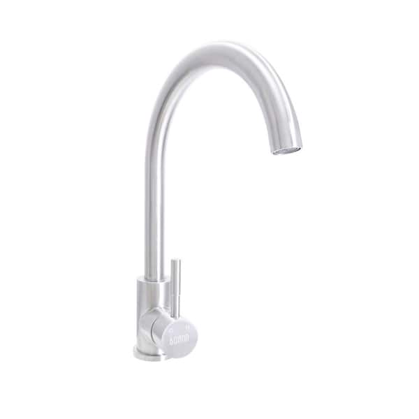 Unbranded Katherine Single-Handle Standard Kitchen Faucet in Stainless Steel