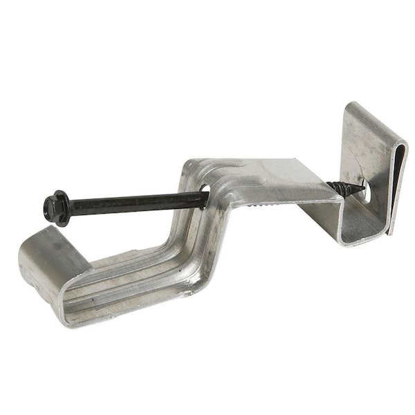 Amerimax Home Products 4 in. Galvanized-Steel Hidden Hanger with Screw