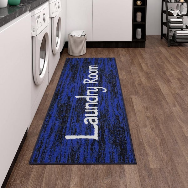 Laundry Room Runner Rug Carpet Rubber Backing Non Slip Area Floor Rug 20" x 59" 