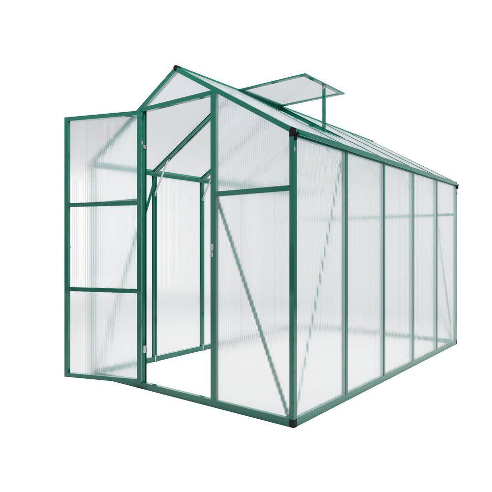 72.83 in. W x 120.87 in. D x 86.42 in. H Outdoor Walk-in Greenhouse with Adjustable Vent, Lockable Door price history on PriceWatchPro