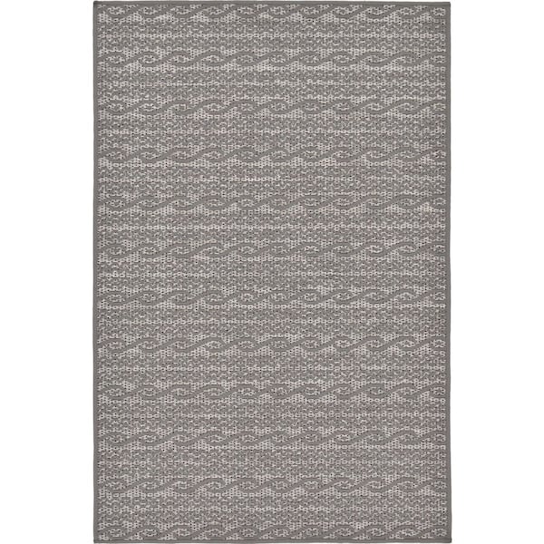 Unique Loom Outdoor Links Gray 3' 3 x 5' 0 Area Rug