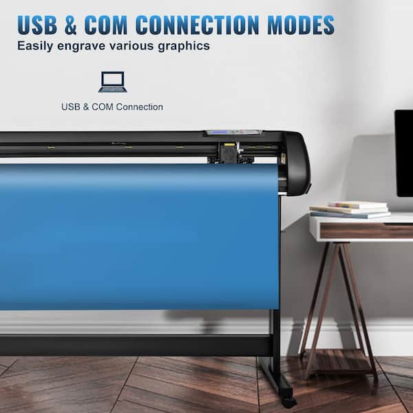 SVOPES 53 in. Vinyl Cutter Plotter with Stand, Adjustable Speed