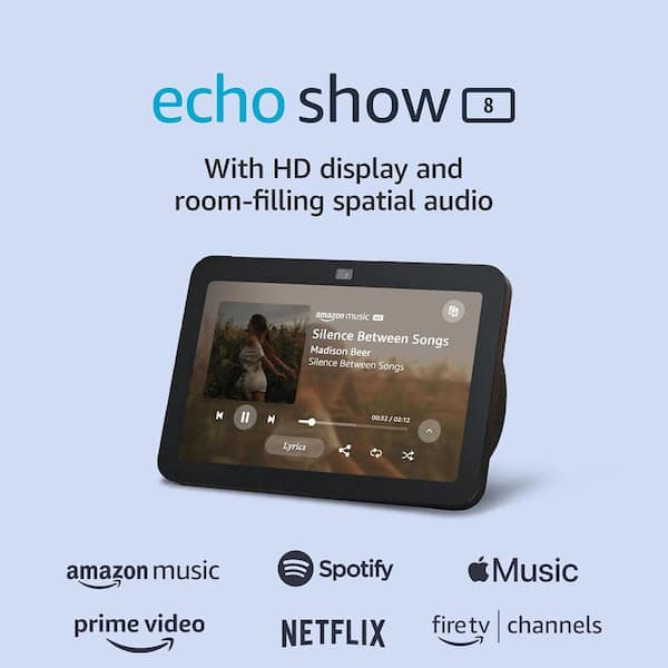 Amazon Echo Show 8 (3rd Gen) 8 in. HD Smart Display with Spatial