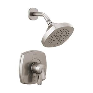 Stryke 1-Handle Wall Mount 5-Spray Shower Faucet Trim Kit in Stainless (Valve Not Included)