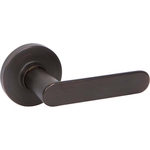 DELANEY HARDWARE VL Series Contemporary Style Tuscany Bronze Straight Flat Single Dummy Door Lever