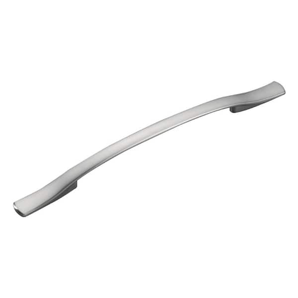 HICKORY HARDWARE Euro-Contemporary 8 in. Center-to-Center Satin Nickel Appliance Pull