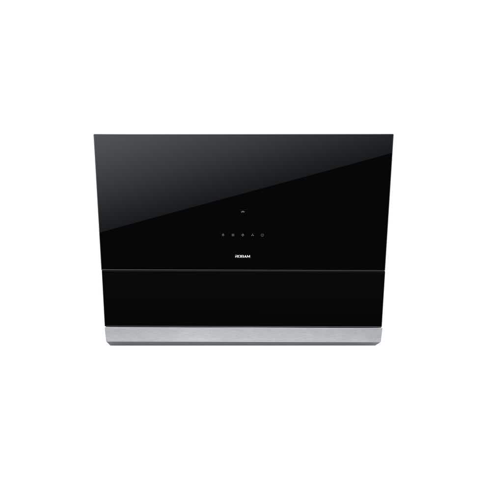 ROBAM 30 in. Under Cabinet Range Hood with Touchless Operation, LED Light and Turbo Mode in Onxy Black Glass
