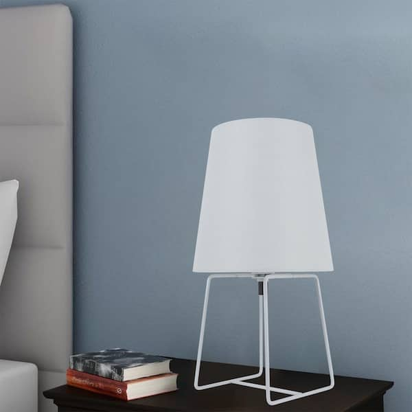 grey metal lamp shade