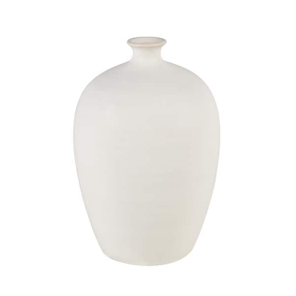 Unbranded Juniper Ceramic 2 in. Decorative Vase in White - Medium