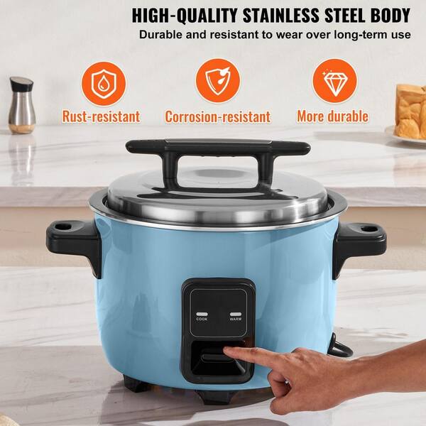 Bunpeony Commercial Rice Cooker 60-Cup Large Capacity 13 Qt. 1650W