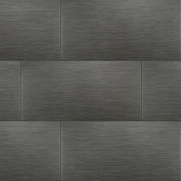 MSI Metro Gris 12 in. x 24 in. Matte Porcelain Floor and Wall Tile (16 sq. ft./Case)