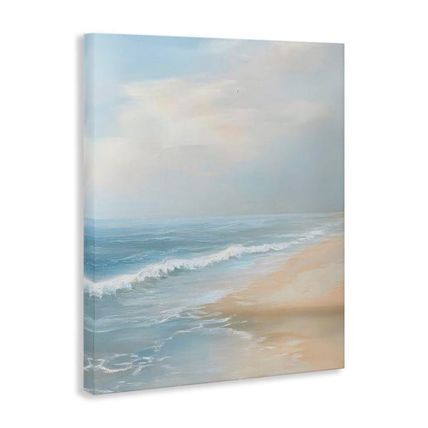 Serenity Beach View by Franklyn Gregory Unframed Nature Graphic Art Print 30 in. x 24 in.