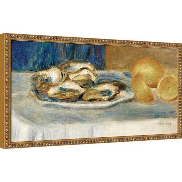 Bradford "Nature Morte Pierre Renoir" by Nostalgia Prints Food Framed Art Print 13 in. x 25 in.
