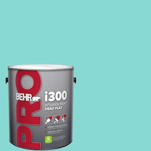 1 gal. #P450-3 Rainwater Dead Flat Interior Paint