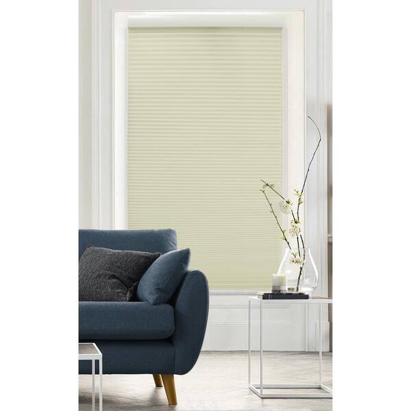 Radiance Alabaster White Cordless Light Filtering Cellular Shade (Actual Size 33.5 in. W x 72 in. L)