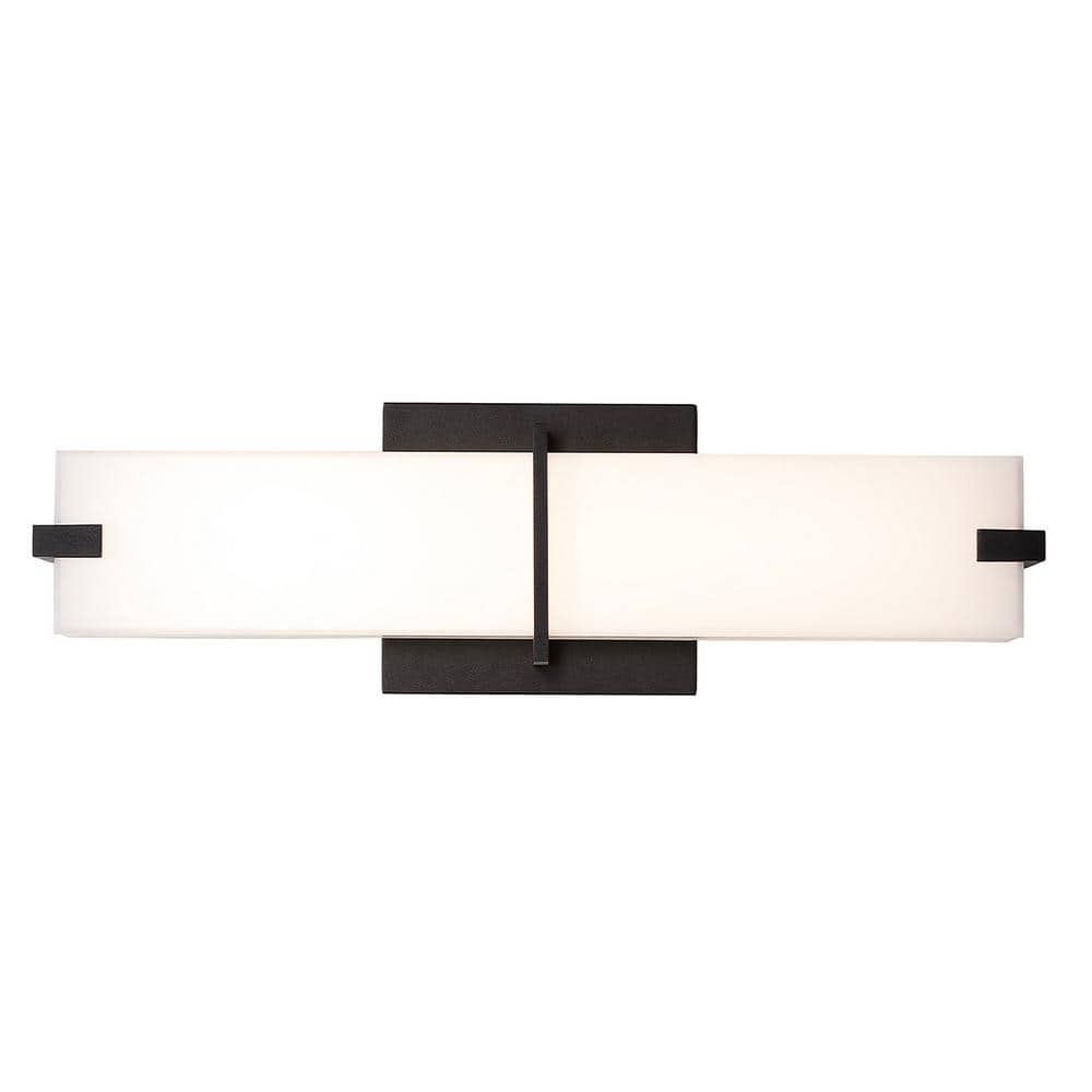 Miller 24" Black Steel LED Vanity Light