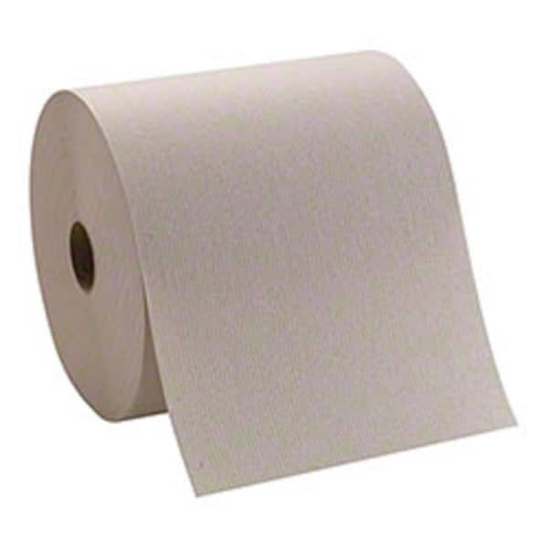 Tough Guy Paper Towel Roll, Tough Guy, Hardwound, Brown, 800 ft Roll Length, Pk 6 - 38x645, Size: 8 in