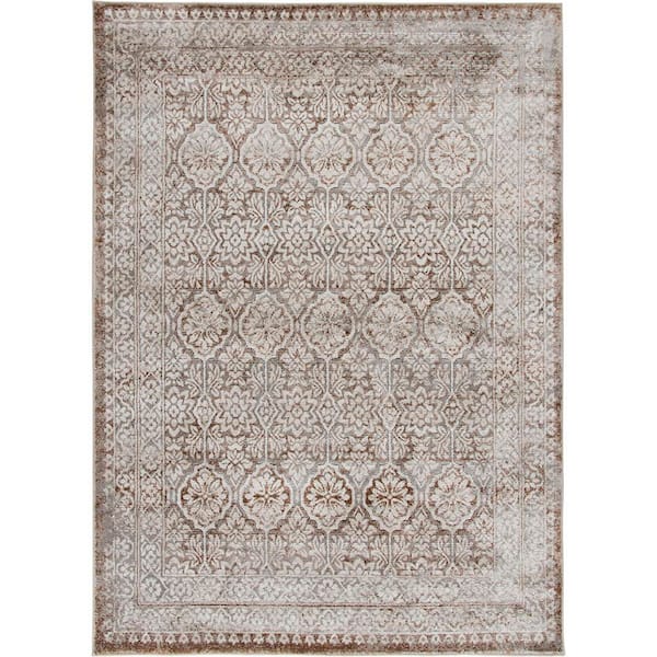 Morrow 6 ft. x 9 ft. Brown Area Rug