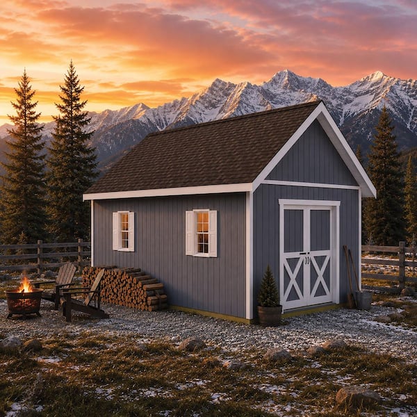 Best Barns Planner's Paradise 12 ft. x 20 ft. Wood Shed Kit with