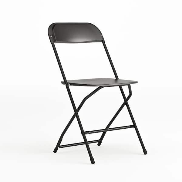 Black Metal Utility Chair