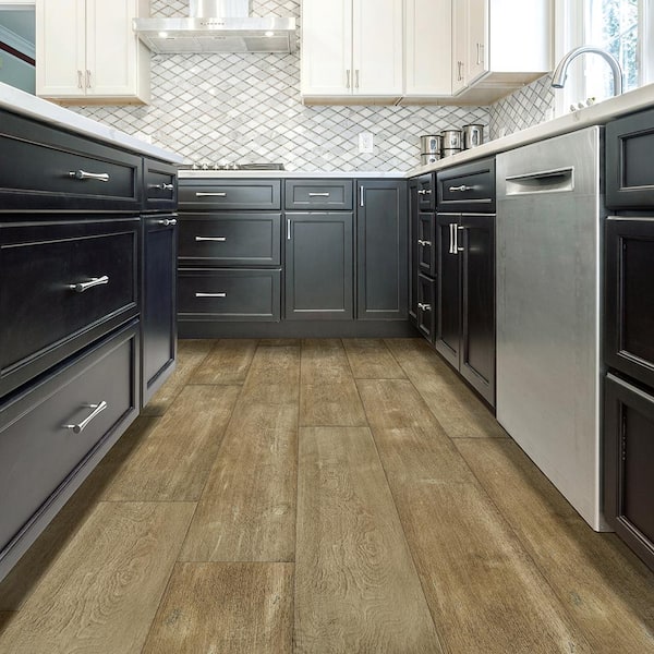 Lifeproof Acadia Birch 2/7 in. T x 7.5 in. W Waterproof Click Lock Wire Brushed Engineered Hardwood Flooring (22.9 sq.ft./case)