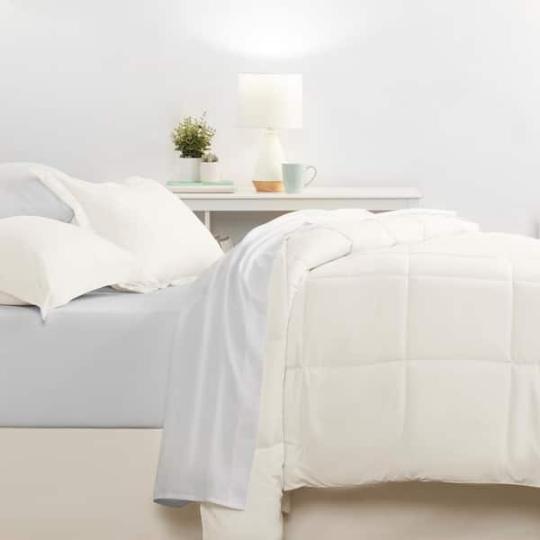 Performance 8-Piece Ivory King Comforter Set
