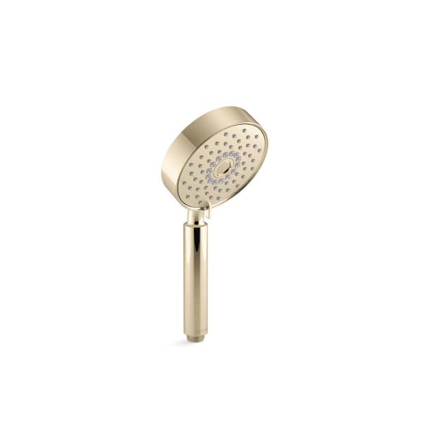 Kohler Purist 3 Spray Patterns 25 Gpm 5 In Wall Mount Handheld Shower Head In Vibrant French 2243