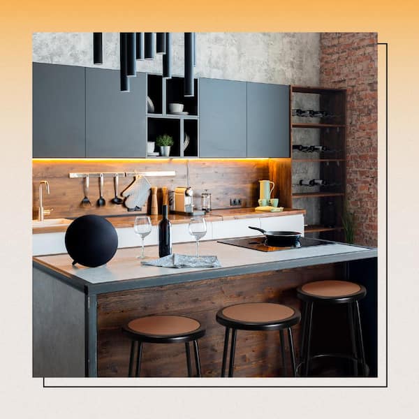 Felix Collection 30 in. Black Metal Stool, Masonite Seat Pan, AssemblyReady