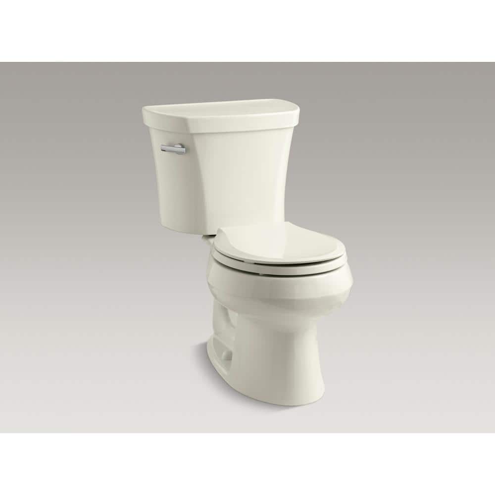 White High Efficiency Round Two-Piece Toilet