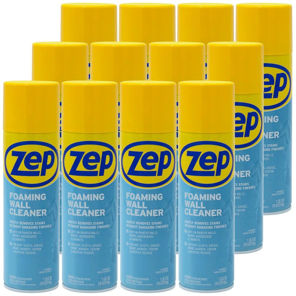 ZEP 18 oz. Foaming Wall Cleaner (Case of 12) ZUFWC18 - The Home Depot