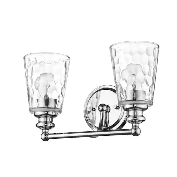Acclaim Lighting Mae 14-1/4 in. 2-Light Chrome Vanity Light