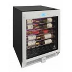23.5 in. W 41-Bottle Single Zone Beverage and Wine Cooler in White